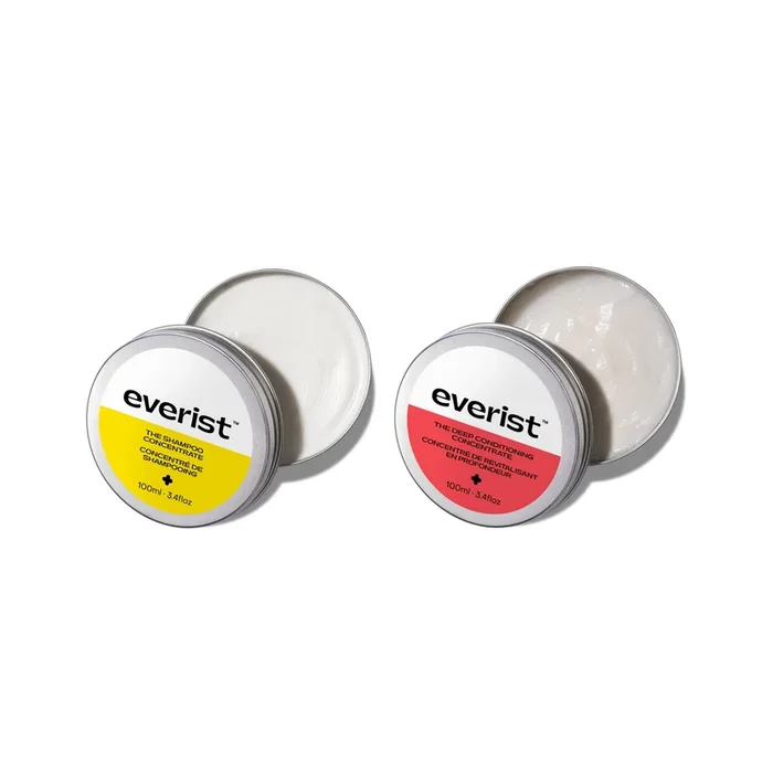 The Haircare Concentrate Tin Duo: Shampoo + Deep Conditioner