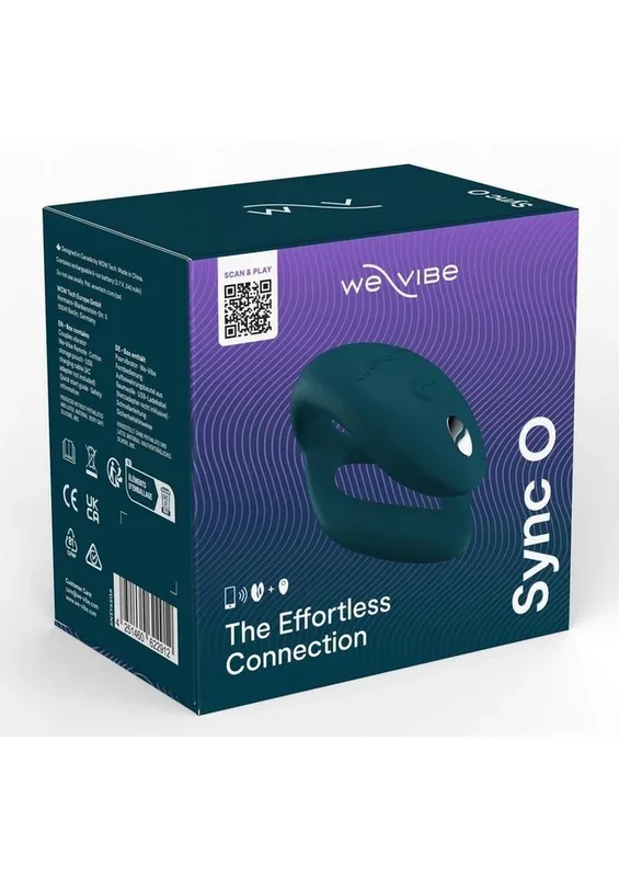 We-Vibe Sync O Rechargeable Silicone Couples Vibrator with Remote Control – Velvet