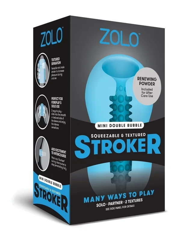 ZOLO Mini Double Bubble Stroker – Blue